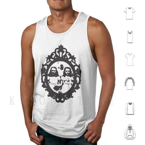 The Shining Twins Tank Tops Vest Sleeveless Horror Shining The Shining Frame Filigree Pattern Gothic Goth Thriller Movie