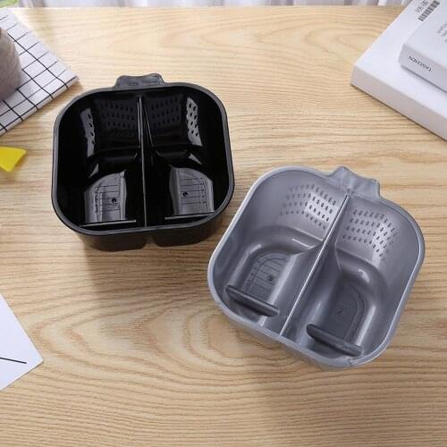 2 in 1 Dyeing Bowl Hair Color Mixing Bowl Dye Stirrer Hairdressing Barber Salon Hair Styling Tools DIY Hair Coloring Tool