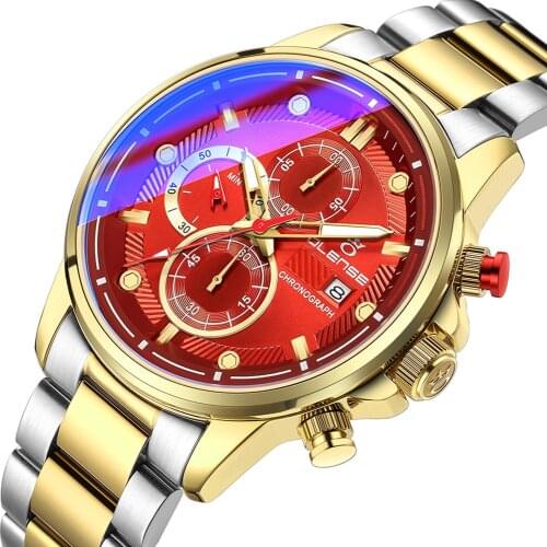 2021 Top Luxury Brand Watches Mens Fashion Stainless Steel Waterproof Chronograph Quartz Clock Men Wrist Watch Relogio Masculino
