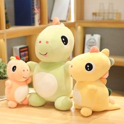 Creative animal Dinosaur plush toy colorful Dinosaurs soft stuffed toy childrens accompany toy birthday gift
