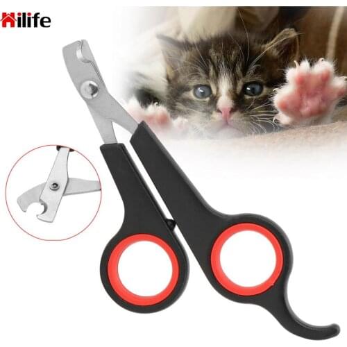 Cat Dog Grooming Nail Clippers Puppy Nail Clipper Trimmer Cutter Stainless Steel Dogs Cats Claw Nail Scissors Pet Toe Care
