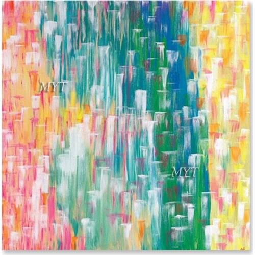 Wall Hanging Abstract Colorful Canvas Oil Painting Art Modern Decorative Picture As Christmas Gift For Living Room Decor Picture