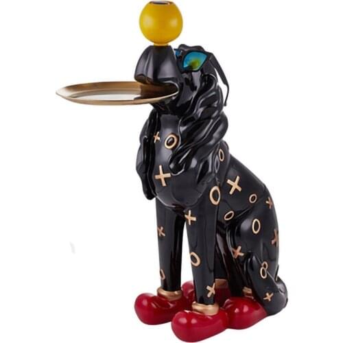 Nordic Decoration,Statue,Parlor Decoration,Dog Pallets Statue,Fashion Sculpture,Home Room Decor,Figurine ,Resin Animal Figurines