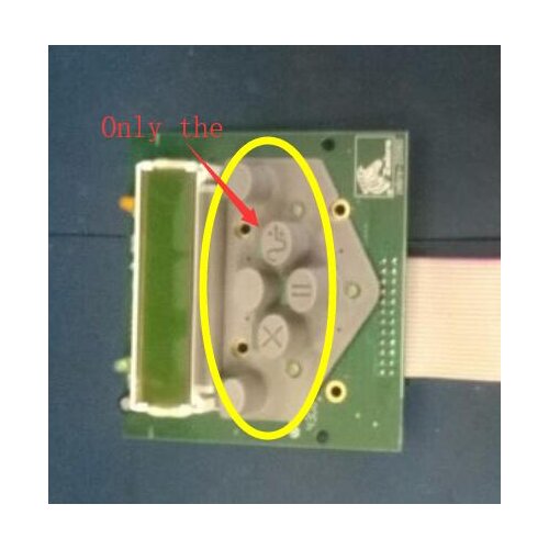 Original Zebra S4M LCD screen rubber buttons, only the rubber buttons, without LCD screen