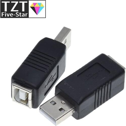 USB 2.0 Type A Female To Printer Scanner Type B Female Adapter Adaptor Converter Connectors Accessories