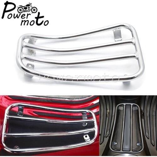 For VESPA Sprint 125 150 Primavera 125 150 2017-2019 Chrome Motorcycle Rear Luggage Rack Bracket Footrest Foot Pedal Holder