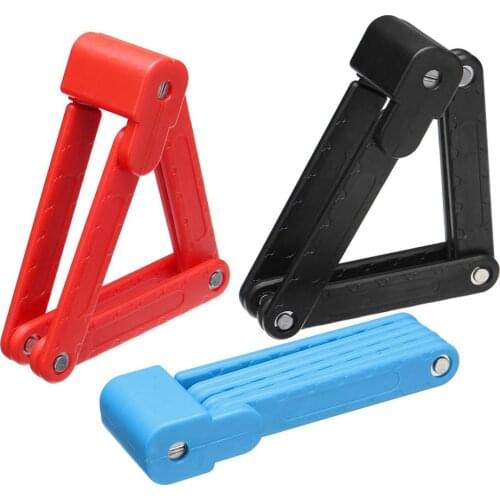 Portable Bike Lock Bicycle Folding Lock Anti-theft Bicycle Lock Combination Locks Highly Anti-theft Performance Bike Accessories