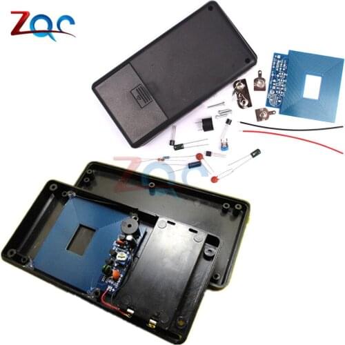 Simple Metal Detector Metal Locator Kit DC 3V-5V Electronic Metal Sensor Module Induction Suite With Case DIY Kits