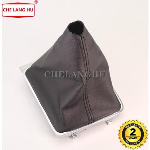 Manual Gear Stick shift knob Level leather Boot For VW Passat B6 Sedan Variant Wagon 2006 2007 2008 2006 2010 Car-styling