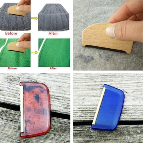 Manual Cashmere Wool Comb Lint Remover Cut Machine Epilator Sweater Tool Blue