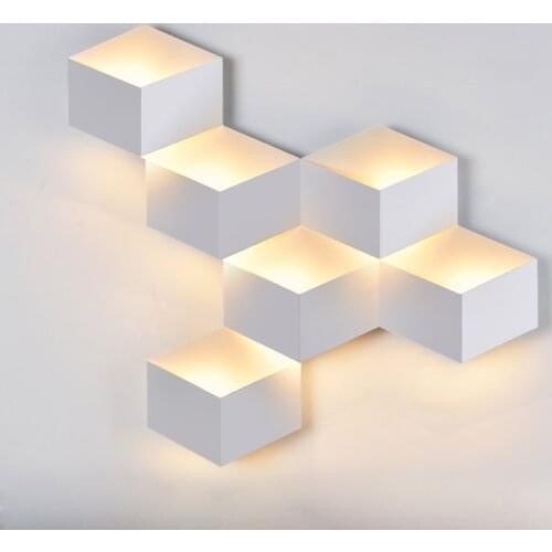 Garden Wall Lamp Outdoor Waterproof Landscape Lighting Wall Light Porch Lamp Stairway Entrance Light Aluminum AC90-260V