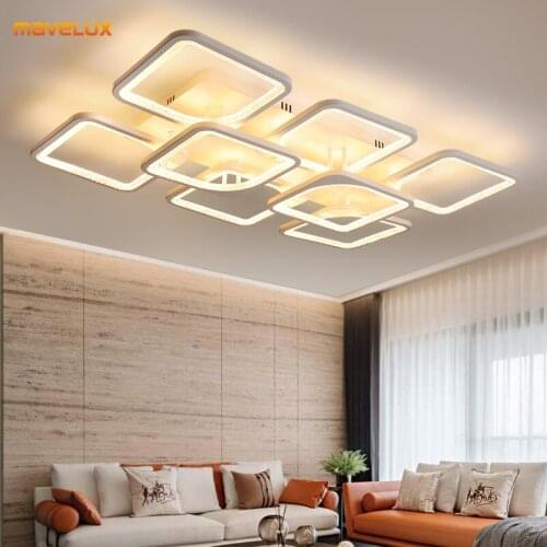 5/8 Heads LED Acrylic Chandeliers For Bedroom Dining Room Kitchen Villa Foyer Restaurant Coffee Bar Office Indoor Home Fixtures