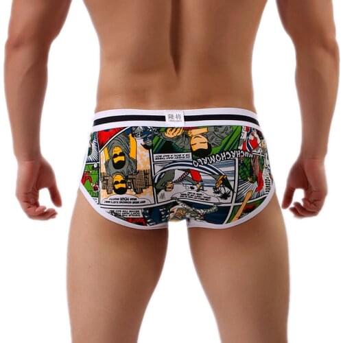 Men Underwear Printing Boxer shorts Sexy Cotton Underpants Lingerie Breathable Boxershorts Soft Underwear Homme Cueca S M L XL