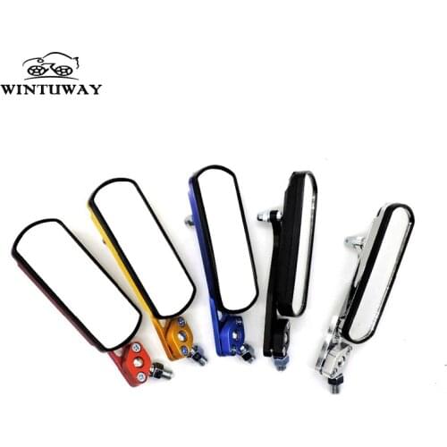 WINTUWAY Hot Sale Motorcycle Aluminum Rear View Mirrors Universal Handlebar Side Rearview Mirror 8MM 10MM Motorcycle Parts