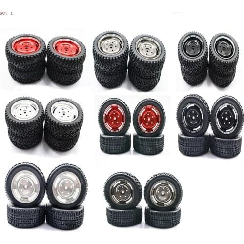 WPL C14 C24 1/16 Military Truck RC Car spare parts upgrade modified wheel hub + tires