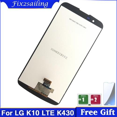 For LG K10 LTE K420N K430 K430DS K410/ K10TV K430TV LCD Display + Touch Screen Digitizer For LG K10 TV LCD Screen Free Shipping