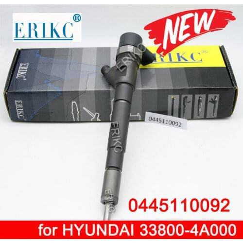 0986435154 ERIKC 0445110092 Genuine Common Rail Injector 0445 110 092 Diesel Injection 0 445 110 092 for HUYNDAI Kia Sorento