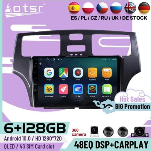 6+128G Carplay Android 10 Player For Lexus ES250 ES300 ES330 2001 2002 2003 2004 2005 2006 GPS Navi Car Radio Receiver Head Unit