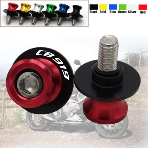 Motorcycle Accessories CNC Aluminum M8 Swingarm Spools Slider Stand Screw For Honda CB919 CB-919RR 2002 03 04 05 06 2007