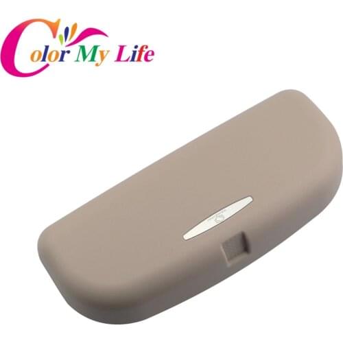 Color My Life Car Glasses Case Organizer Box Sunglasses Holder Storage Pockets for Mazda 2 3 6 Cx-3 Cx-5 Cx-7 Axela Atenza Parts