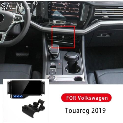 Phone Holder For Volkswagen VW Touareg 2019 Cell Phone Air Vent Mount Best Price in Car Support Accessories Telephone Holder