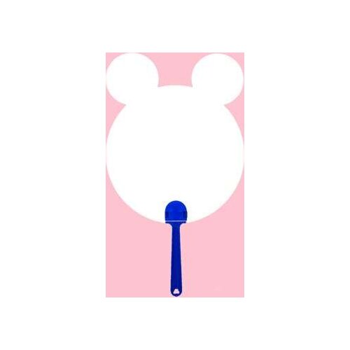 Painting Fan Children Hand-painted Blank Palace Fan Coloring Fan Round Fan Paper Fan Kindergarten Art Materials