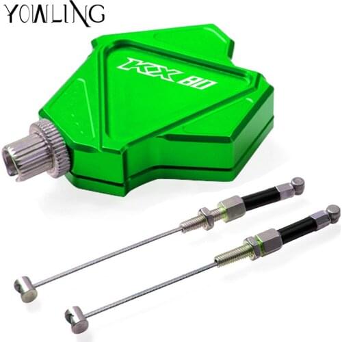 For Kawasaki KX 80 KX80 2000-2018 2017 2016 2015 2014 2013 2012 2011 Motorcycle CNC Stunt Clutch Lever Easy Pull Cable System