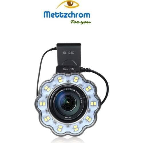 For Sony led Macro Ring Flash Bundle with 8 Adapter Ring for CANON for NIKON PENTAX OLYMPUS MACRO LED RING FLASH
