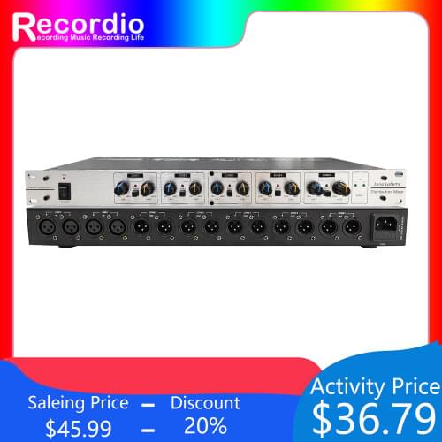 GAX-406 Professional Mono Audio Zone Systems Distributor Amplifier 2 in 4 out XLR for stage