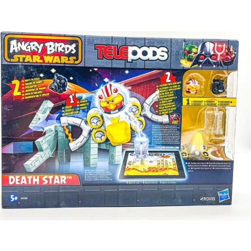 Hasbro Angry Birds Star Wars Telepods Death-Star Luke Skywalker Darth Vader Toys Model Figures Anime Collect Ornaments