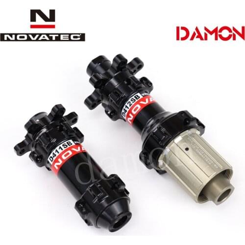 Hot Selling Taiwan Novatec D411SB D412SB 24H Road Disc Brake Bike Hubs Quick Release Or Thru Axle 12*100mm 12*142mm