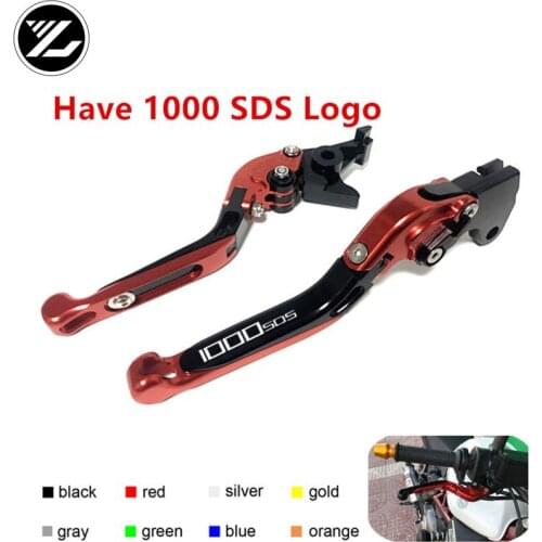 Have 1000SDS Logo For DUCATI MTS 1000 1000SDS 2004-2006 Motorcycle Adjustable Folding Extendable Motor Brake Clutch Levers