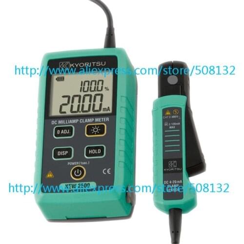 Kyoritsu 2500 DC Milliamp Process Clamp Meter 4-20mA !!NEW