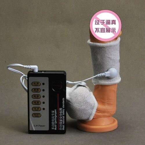 Electric For Man Shock Penis Rings Scrotum Rings Electro Shock Penis Cock Rings Massagers Pump Enlargement Kits Medical Sex Toy