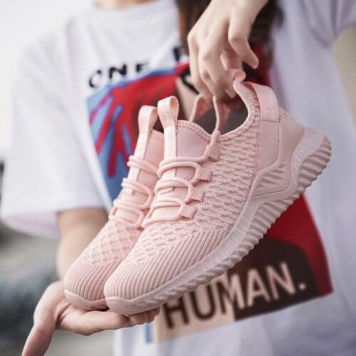 Lovers Men Women Sneakers Mens Mesh Breathable Comfort Casual Shoes Ladies Flat Shoes Male Basket Tenis Fashion Walking Shoes QJ