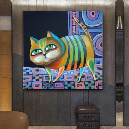 DIY5D cat diamond painting full square diamond/round diamond animal diamond embroidery kit home and kitchen fashion crystal rhin