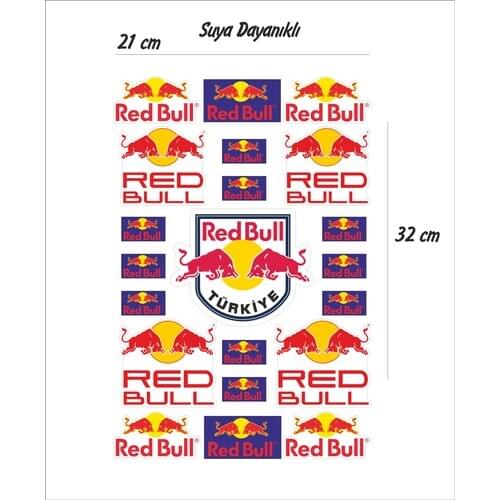 Redbull Sponsored Sticker Set water-resistant stiker set high quality Sticker set