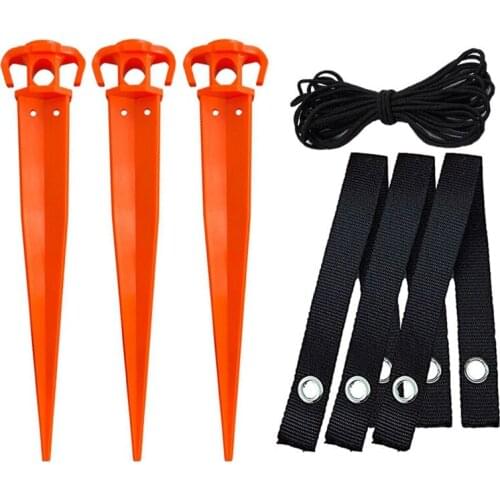 Stump Set-Anchor Set for Young Trees Safe Material-to Ensure Healthy Growth in a Straight Line-Windproof