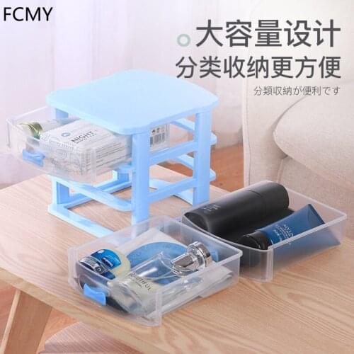 2021 New Small Storage Box Multi-layer Desk Finishing Cabinet Dormitory Storage Rack Drawer Type Desktop Kitchen Desk Organizer