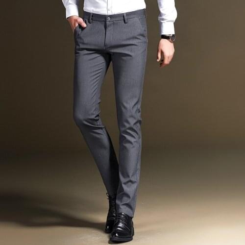 MRMT 2021 Brand Autumn Winter New Mens Trousers Recreational Thickened Straight Cylinder Pants for Male Youth Fashion Trouser