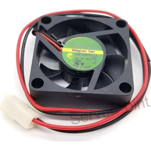Brand new for KDE1235PFV1-8 12v 0.7W 3.5CM 3510 2 wire cooling fan