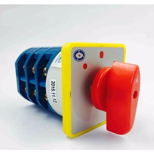 Yacht Ship Switch LW5-40/3 Rotating Knob Universal Change-over Switch 3 Archives 3 Section