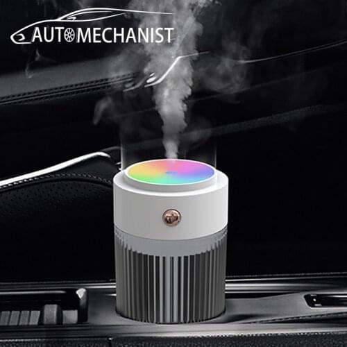 Portable USB Humidifier Ultrasonic Colorful Cup Aroma Diffuser Cool Mist Maker Air Humidifier Purifier With Light For Car Home