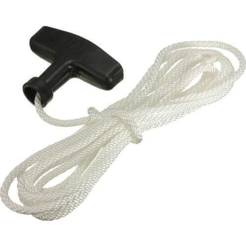 1.2m 3/4/5mm Universal Generator Starter Handle Without Cover Strong Pull Cord Line Polyester Rope String Garden Home