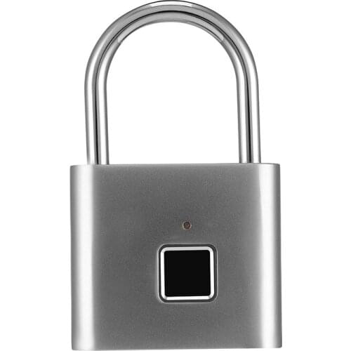 Smart Padlock Smart Fingerprint Lock Keyless Anti-Theft Fingerprint Lock for Bag Electronic Door Lock Fingerprint Padlock