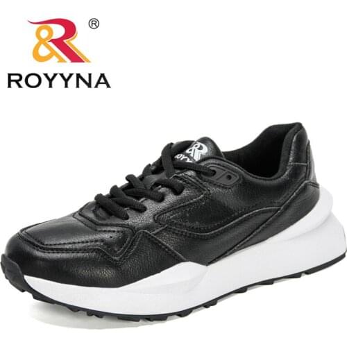 ROYYNA 2021 New Designers Fashion Vulcanized Shoes Walking Flats Shoes Ladies Platform Classics Sneakers Women Zapatillas Mujer