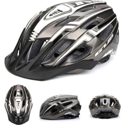 56-59cm Light Cycling Helmet Integrally Molded Mountain Road MTB Helmets with Taillight Bicycle Helmets