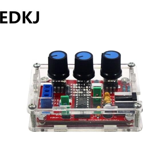 XR2206 High-precision functional signal generator 9-12V DIY bulk with shelled sine triangular square wave kit 1HZ-1MHZ