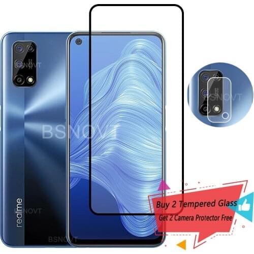 Glass For OPPO Realme 7 5G Screen Protector Full Cover Tempered Glass For OPPO Realme 7 C3 6 7 Pro Glass For OPPO Realme 7 5G