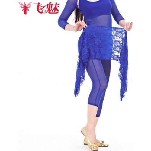 Womens Belly dance lace waist skirt gypsy skirt belt/scarf belly dancing costume skirts indian clothing